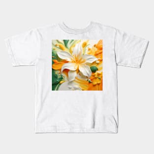 WHITE SAFFRON Kids T-Shirt